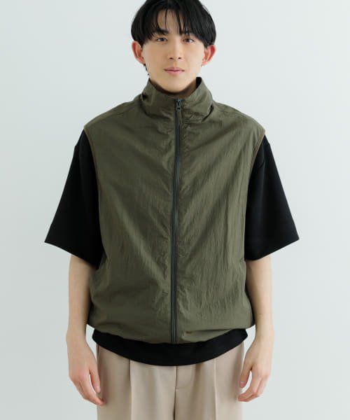 ITEMS URBANRESEARCH(アイテムズアーバンリサーチ（メンズ）)/メッシュライニング Zip Upナイロンベスト/img26