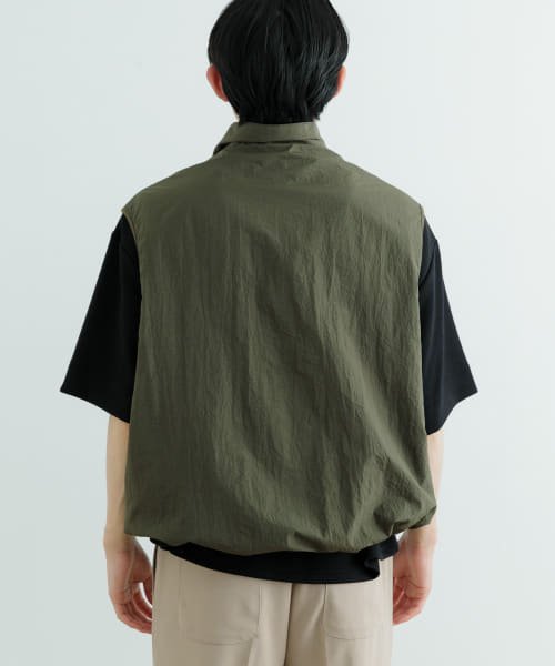 ITEMS URBANRESEARCH(アイテムズアーバンリサーチ（メンズ）)/メッシュライニング Zip Upナイロンベスト/img28