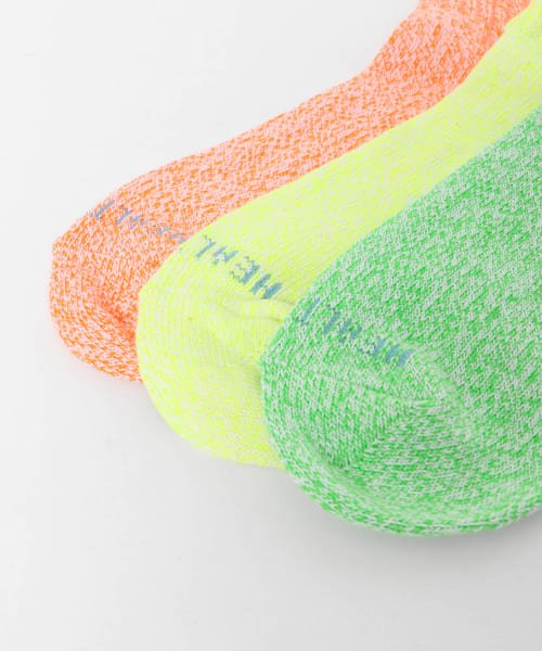 ITEMS URBANRESEARCH(アイテムズアーバンリサーチ（メンズ）)/Healthknit　HK ミドルソックス スラブ NEON 3P/img05