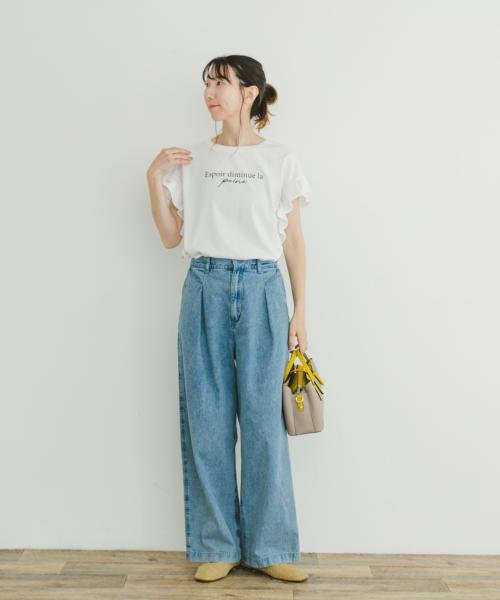 ITEMS URBANRESEARCH(アイテムズ アーバンリサーチ（レディース）)/ソデタックロゴTシャツ/img04