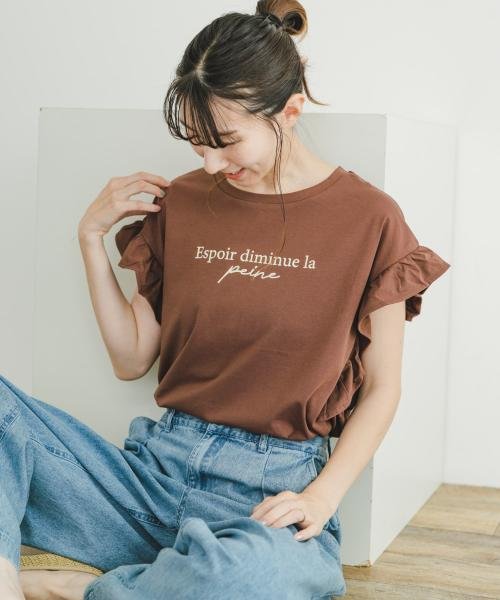 ITEMS URBANRESEARCH(アイテムズ アーバンリサーチ（レディース）)/ソデタックロゴTシャツ/img09