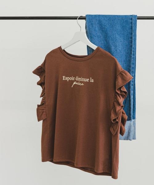 ITEMS URBANRESEARCH(アイテムズ アーバンリサーチ（レディース）)/ソデタックロゴTシャツ/img17