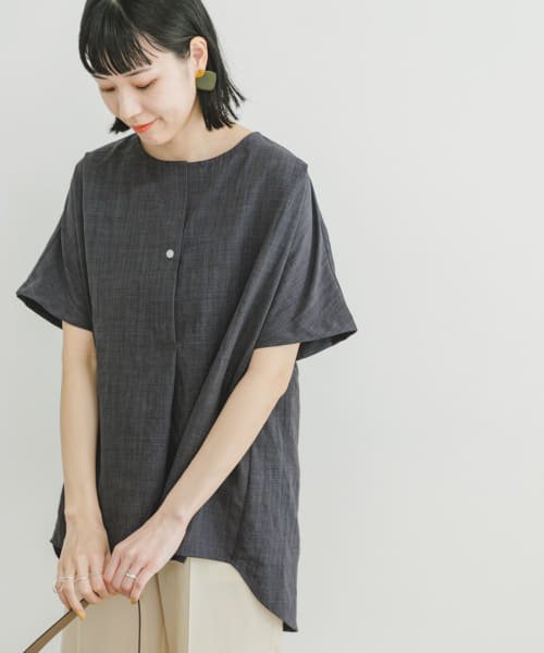 ITEMS URBANRESEARCH(アイテムズ アーバンリサーチ（レディース）)/リネンライクハンソデプルオーバー/img08