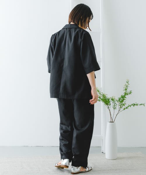 ITEMS URBANRESEARCH(アイテムズ アーバンリサーチ（レディース）)/【予約】『セットアップ対応』リネンライクオールインワン/img06