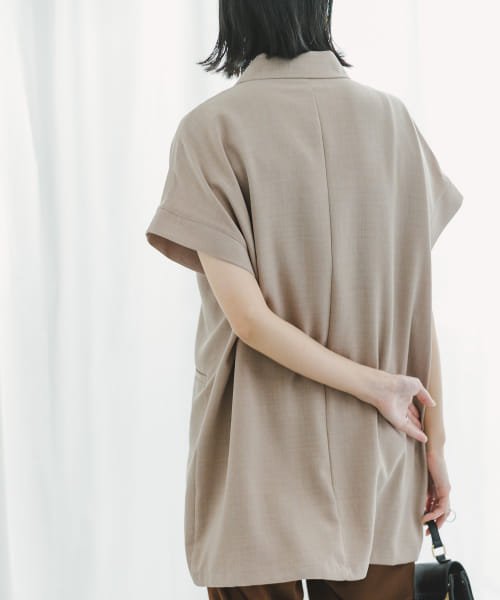 ITEMS URBANRESEARCH(アイテムズ アーバンリサーチ（レディース）)/『セットアップ対応』リネンライクジレ/img11