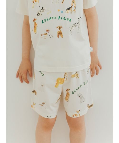 gelato pique Kids＆Baby(gelato pique Kids＆Baby)/【ヒラノトシユキ】【KIDS】DOG柄ショートパンツ/img02