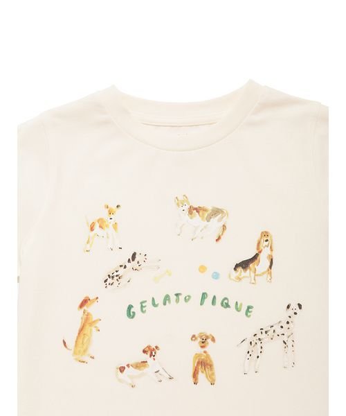 gelato pique Kids＆Baby(gelato pique Kids＆Baby)/【ヒラノトシユキ】【KIDS】DOGワンポイントTシャツ/img06