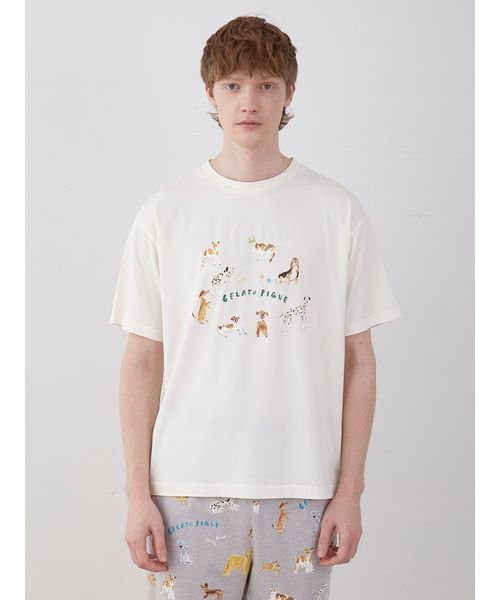 GELATO PIQUE HOMME(GELATO PIQUE HOMME)/【ヒラノトシユキ】【HOMME】DOGワンポイントTシャツ/img03