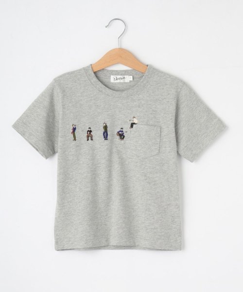 Dessin(kids)(デッサン　キッズ)/【リンクコーデ】ピープル刺繍Tシャツ/img01