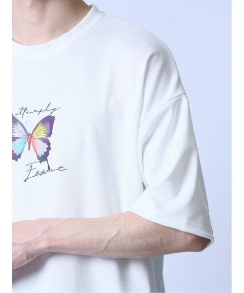 semanticdesign(セマンティックデザイン)/バタフライプリント クルーネック半袖Tシャツ メンズ Tシャツ カットソー カジュアル インナー トップス ギフト プレゼント/img08
