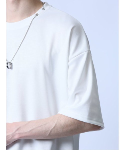 semanticdesign(セマンティックデザイン)/ネックレス付き クルーネック半袖Tシャツ/img08
