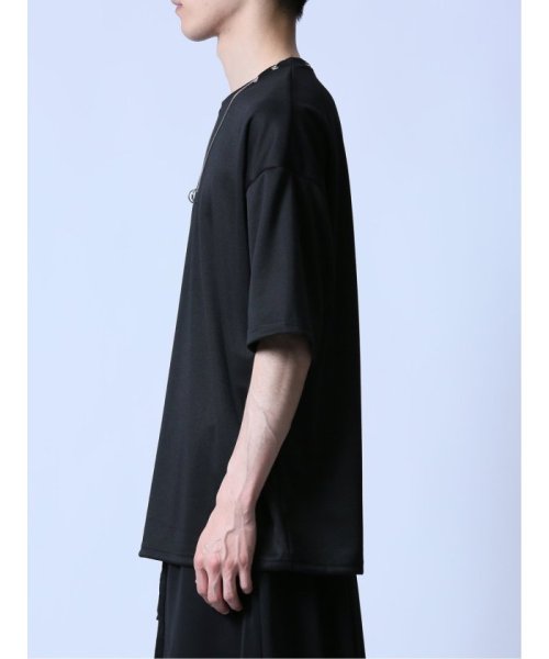 semanticdesign(セマンティックデザイン)/ネックレス付き クルーネック半袖Tシャツ/img14