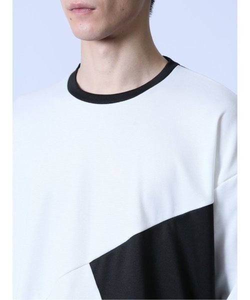 semanticdesign(セマンティックデザイン)/配色レースアップ クルーネック半袖Tシャツ メンズ Tシャツ カットソー カジュアル インナー トップス ギフト プレゼント/img07