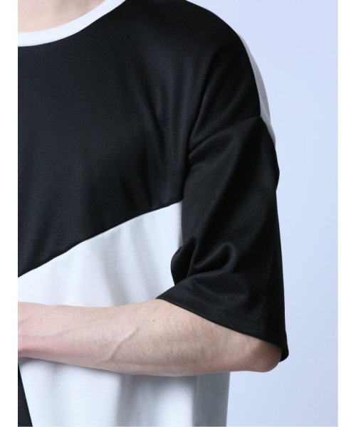 semanticdesign(セマンティックデザイン)/配色レースアップ クルーネック半袖Tシャツ メンズ Tシャツ カットソー カジュアル インナー トップス ギフト プレゼント/img18