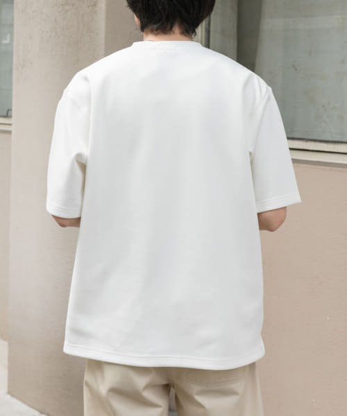 URBAN RESEARCH DOORS(アーバンリサーチドアーズ)/FORK&SPOON　ストレッチダンボールショートスリーブTシャツ/img08