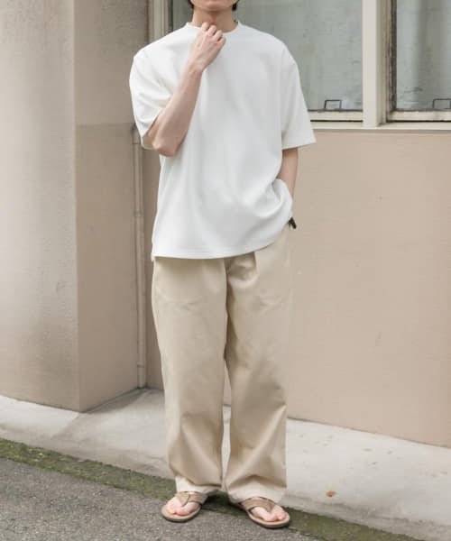 URBAN RESEARCH DOORS(アーバンリサーチドアーズ)/FORK&SPOON　ストレッチダンボールショートスリーブTシャツ/img09