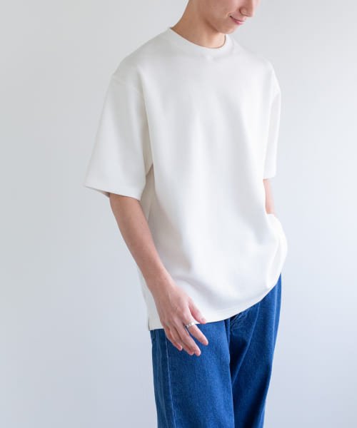 URBAN RESEARCH DOORS(アーバンリサーチドアーズ)/FORK&SPOON　ストレッチダンボールショートスリーブTシャツ/img12