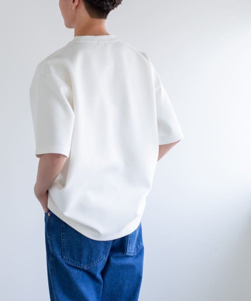 URBAN RESEARCH DOORS(アーバンリサーチドアーズ)/FORK&SPOON　ストレッチダンボールショートスリーブTシャツ/img14