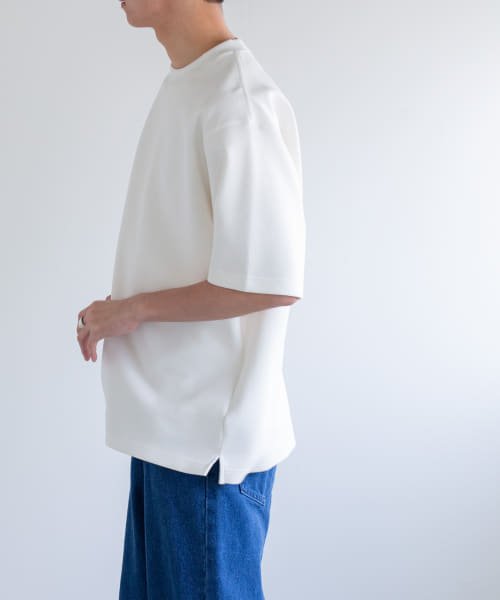 URBAN RESEARCH DOORS(アーバンリサーチドアーズ)/FORK&SPOON　ストレッチダンボールショートスリーブTシャツ/img15