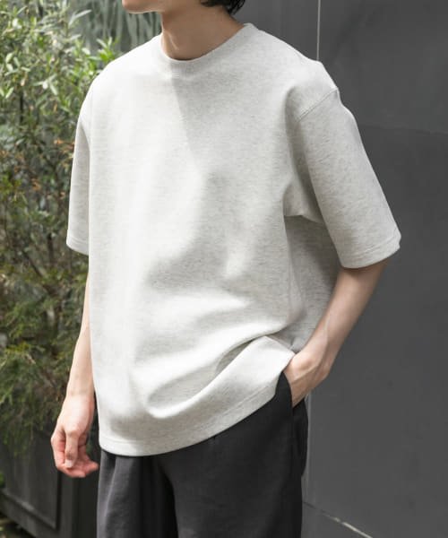 URBAN RESEARCH DOORS(アーバンリサーチドアーズ)/FORK&SPOON　ストレッチダンボールショートスリーブTシャツ/img18