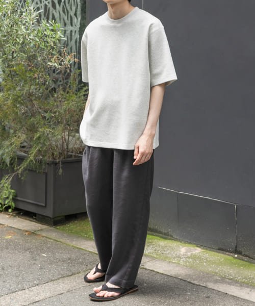 URBAN RESEARCH DOORS(アーバンリサーチドアーズ)/FORK&SPOON　ストレッチダンボールショートスリーブTシャツ/img22