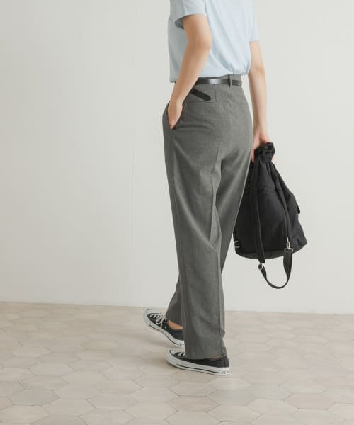 URBAN RESEARCH DOORS(アーバンリサーチドアーズ)/『UR TECH DRYLUXE』センタープレスパンツ/img08