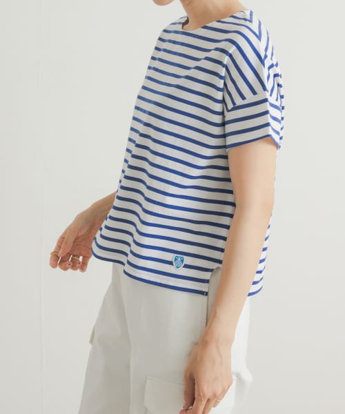 URBAN RESEARCH DOORS(アーバンリサーチドアーズ)/『一部別注カラー』ORCIVAL　BOATNECK SHORT－SLEEVE PULLOVER/img10