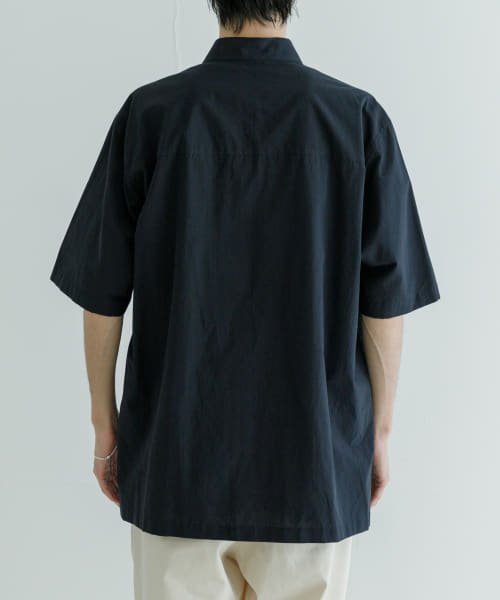 URBAN RESEARCH(アーバンリサーチ)/ATON　SHRINK BROAD OVER SHORT－SLEEVE SHIRTS/img05