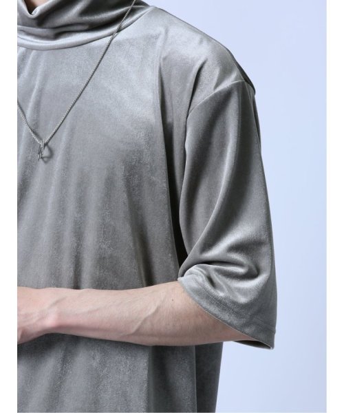 semanticdesign(セマンティックデザイン)/ネックレス付き タートル半袖Tシャツ メンズ Tシャツ カットソー カジュアル インナー トップス ギフト プレゼント/img08