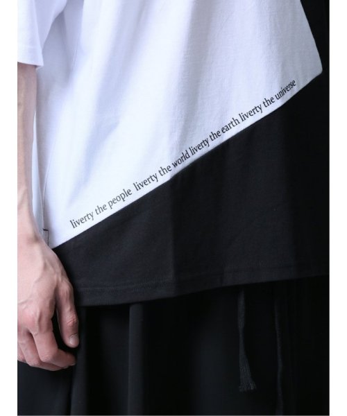 semanticdesign(セマンティックデザイン)/配色切替 クルーネック 半袖ドルマンＴシャツ メンズ Tシャツ カットソー カジュアル インナー トップス ギフト プレゼント/img19