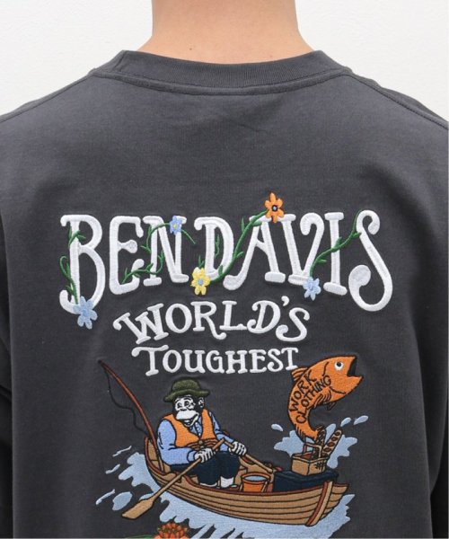 B.C STOCK(ベーセーストック)/BEN DAVIS (ベンデイビス) emb fishing Tシャツ/img09