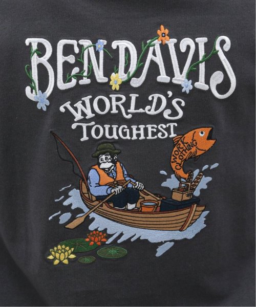 B.C STOCK(ベーセーストック)/BEN DAVIS (ベンデイビス) emb fishing Tシャツ/img14