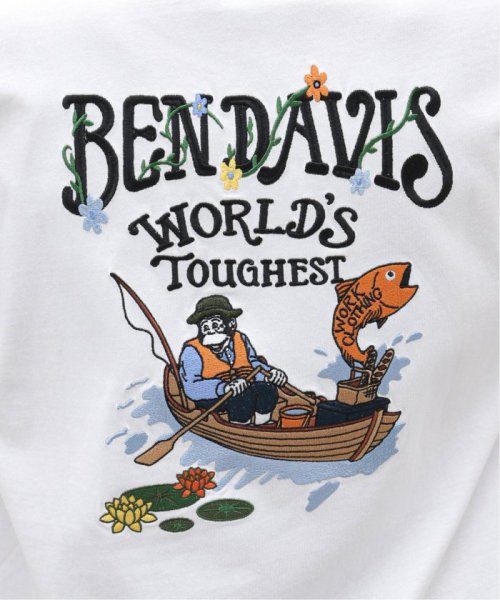 B.C STOCK(ベーセーストック)/BEN DAVIS (ベンデイビス) emb fishing Tシャツ/img15