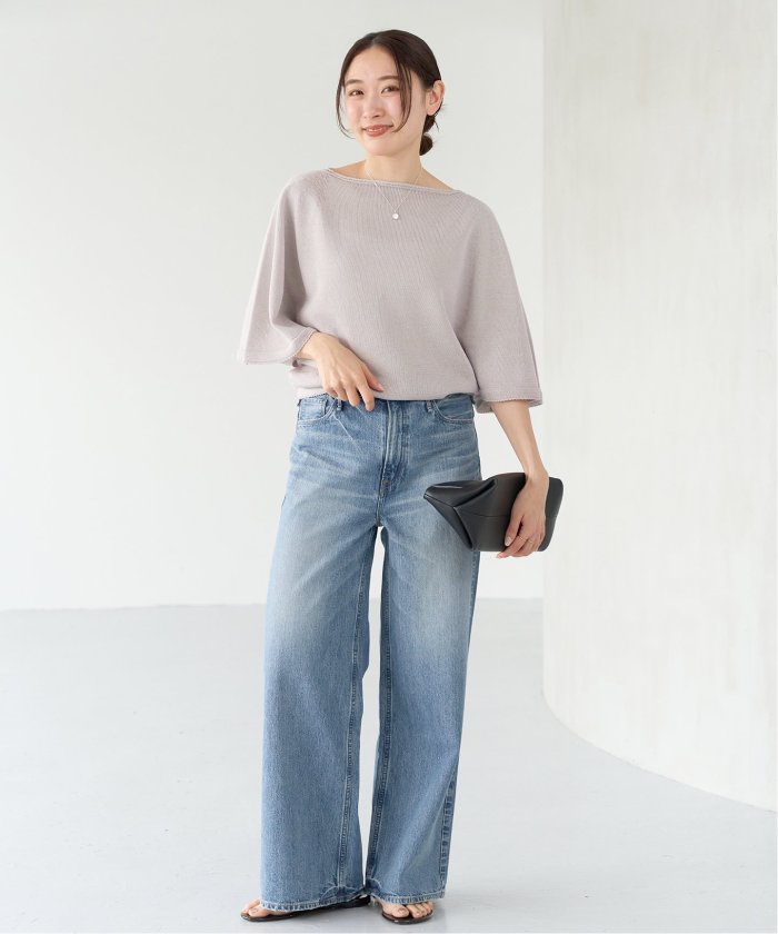 upper hights/別注 THE BROTHER ワイドストレートデニム IENA（イエナ）の「【upper hights/アッパーハイツ】別注 THE