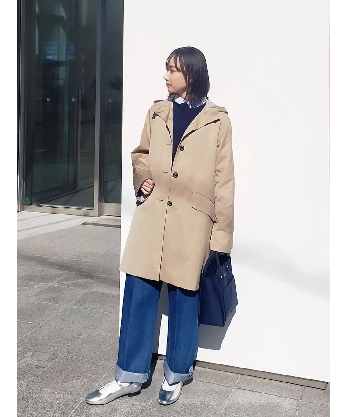 マッキントッシュフィロソフィー　ダブルクロスフーデッドコート ダブルクロスフーデッドコート(コート)｜MACKINTOSH PHILOSOPHY