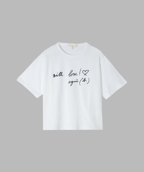 To b. by agnes b.(トゥービー　バイ　アニエスベー)/WEB限定 WU52 TS ウィズラブTシャツ/img07