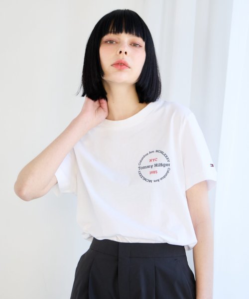 TOMMY HILFIGER(トミーヒルフィガー)/【オンライン・一部店舗限定】ラウンドロゴTシャツ/img24