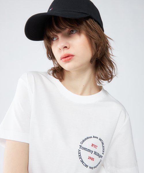 TOMMY HILFIGER(トミーヒルフィガー)/【オンライン・一部店舗限定】ラウンドロゴTシャツ/img30