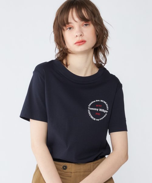 TOMMY HILFIGER(トミーヒルフィガー)/ラウンドロゴTシャツ/img37