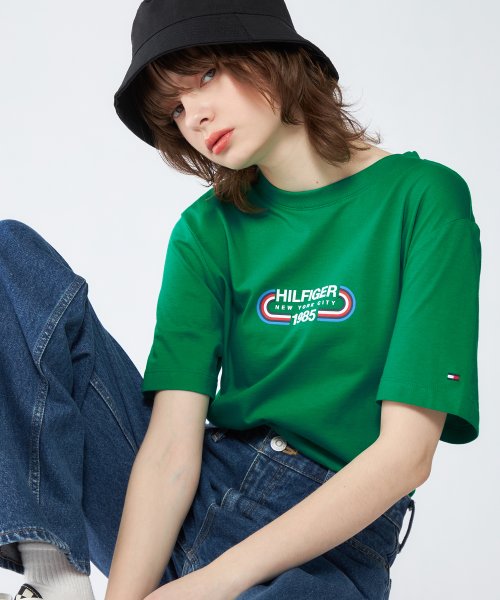 TOMMY HILFIGER(トミーヒルフィガー)/【オンライン・一部店舗限定】トラックロゴTシャツ/img28