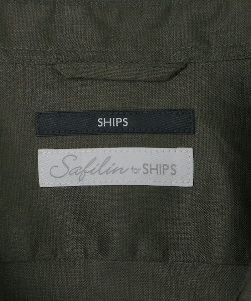 SHIPS MEN(シップス　メン)/SHIPS: SOLOTEX(R) サフィラン リネン 7分袖 シャツ/img32