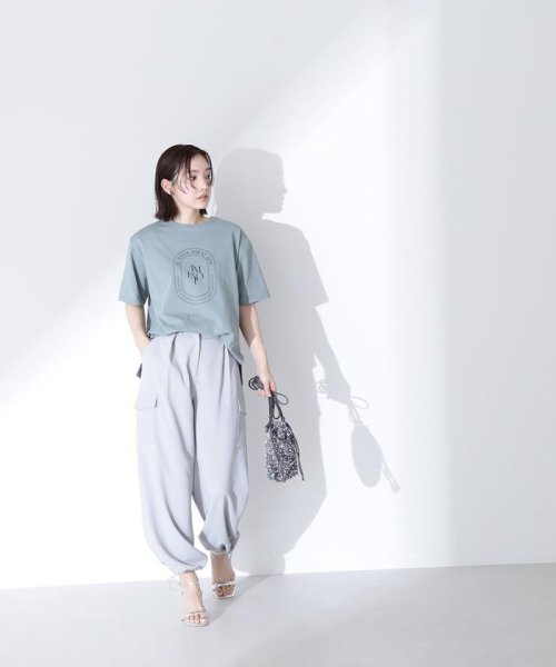 NATURAL BEAUTY BASIC(ナチュラルビューティーベーシック)/サークルロゴボクシーTシャツ/img28