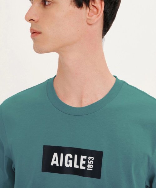 ＡＩＧＬＥ MEN(エーグル　メンズ)/UVカット 吸水速乾 ボックスロゴプリント クルーネック 半袖Tシャツ/img06
