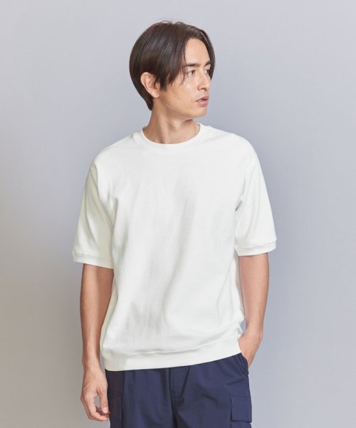 BEAUTY&YOUTH UNITED ARROWS(ビューティーアンドユース　ユナイテッドアローズ)/ライト ダブルフェイス ジオメ クルーネック Tシャツ/img04