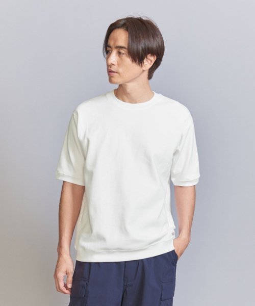 BEAUTY&YOUTH UNITED ARROWS(ビューティーアンドユース　ユナイテッドアローズ)/ライト ダブルフェイス ジオメ クルーネック Tシャツ/img05