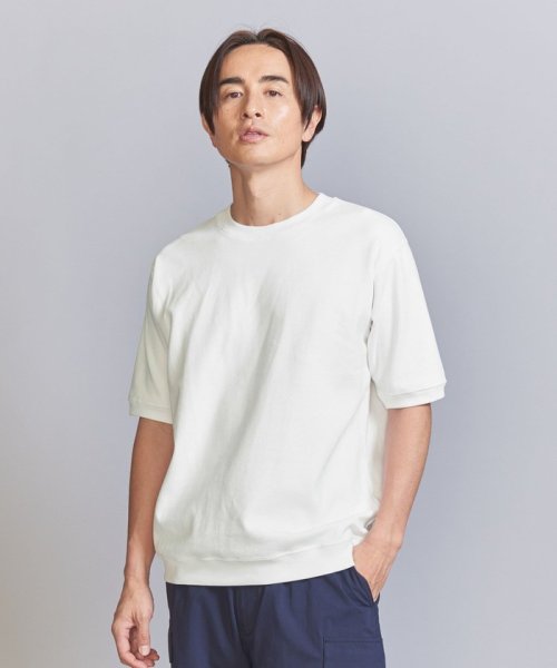 BEAUTY&YOUTH UNITED ARROWS(ビューティーアンドユース　ユナイテッドアローズ)/ライト ダブルフェイス ジオメ クルーネック Tシャツ/img06