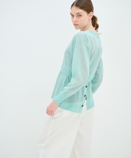 Vネックニットカーディガン 