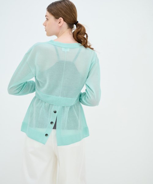 Vネックニットカーディガン 