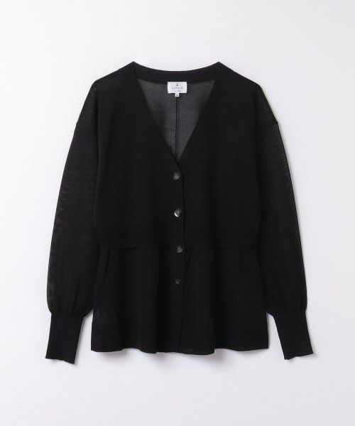 Vネックニットカーディガン 