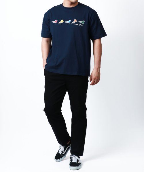 MARUKAWA(大きいサイズのマルカワ)/【CONVERSE】コンバース 大きいサイズ 2L 3L 4L 5L   スニーカー Tシャツ 半袖 トップス メンズ カットソー カジュアル/img19